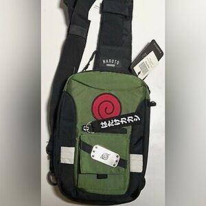 Bioworld Naruto Shippuden Kakashi Sling Crossbody Bag Anime Cosplay